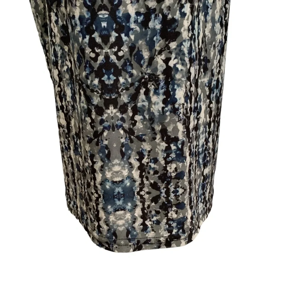 NEW! Deborah Viereck women’s XS jumpsuit printed stretch ruffle top sleeveless - Picture 8 of 10